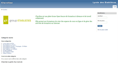 Desktop Screenshot of claroline.etablieres.fr